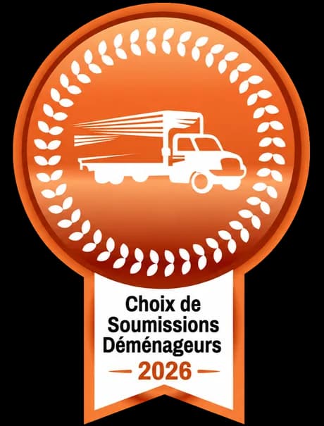 Choix Soumissions Déménageurs 2026 badge awarded to CNS Logistics