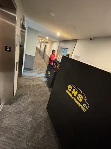 Efficient single-trip move — 20 boxes, zero stress